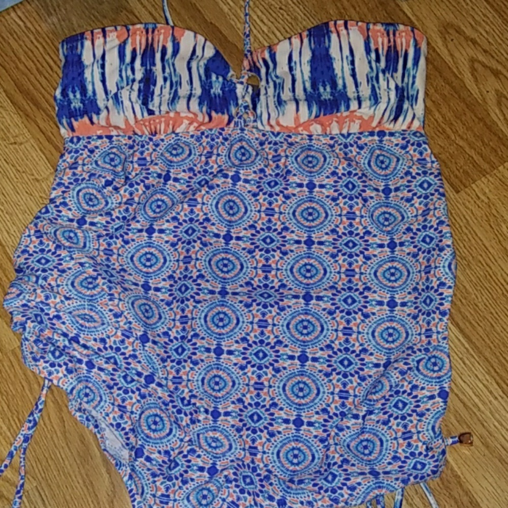 A pea in the pod maternity adjustable one piece